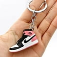 thumbnail image 5 of Nike Air Keychain Black/Pink Mini 3D AJ1 Sneaker Inspired Shoe Keychain, 5 of 7