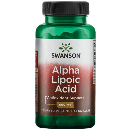 Swanson Alpha Lipoic Acid 600 mg 60 Caps