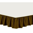 thumbnail image 2 of The Great American Store Premium 1800 Series Brushed Microfiber Easy Fit Gathered Style Ruffled Bed Skirt - 15 Inch Drop Length (Full Size, Solid Taupe/Sand) - Covers Bed Legs & Frame, 2 of 4