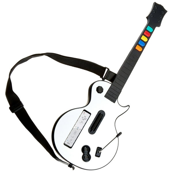 Spaceship album Chemistry Happyline" Wireless Guitar for Wii Guitar Hero and Rock Band Games,Wireless  Controller with Strap for Wii Guitar Hero Rock Band 3 2 (White) -  Walmart.com
