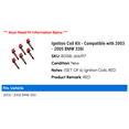 thumbnail image 2 of Ignition Coil Kit - Compatible with 2003 - 2005 BMW 330i 2004, 2 of 2