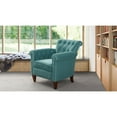thumbnail image 2 of Giovanni Tufted Accent Chair Arctic Blue, 2 of 10