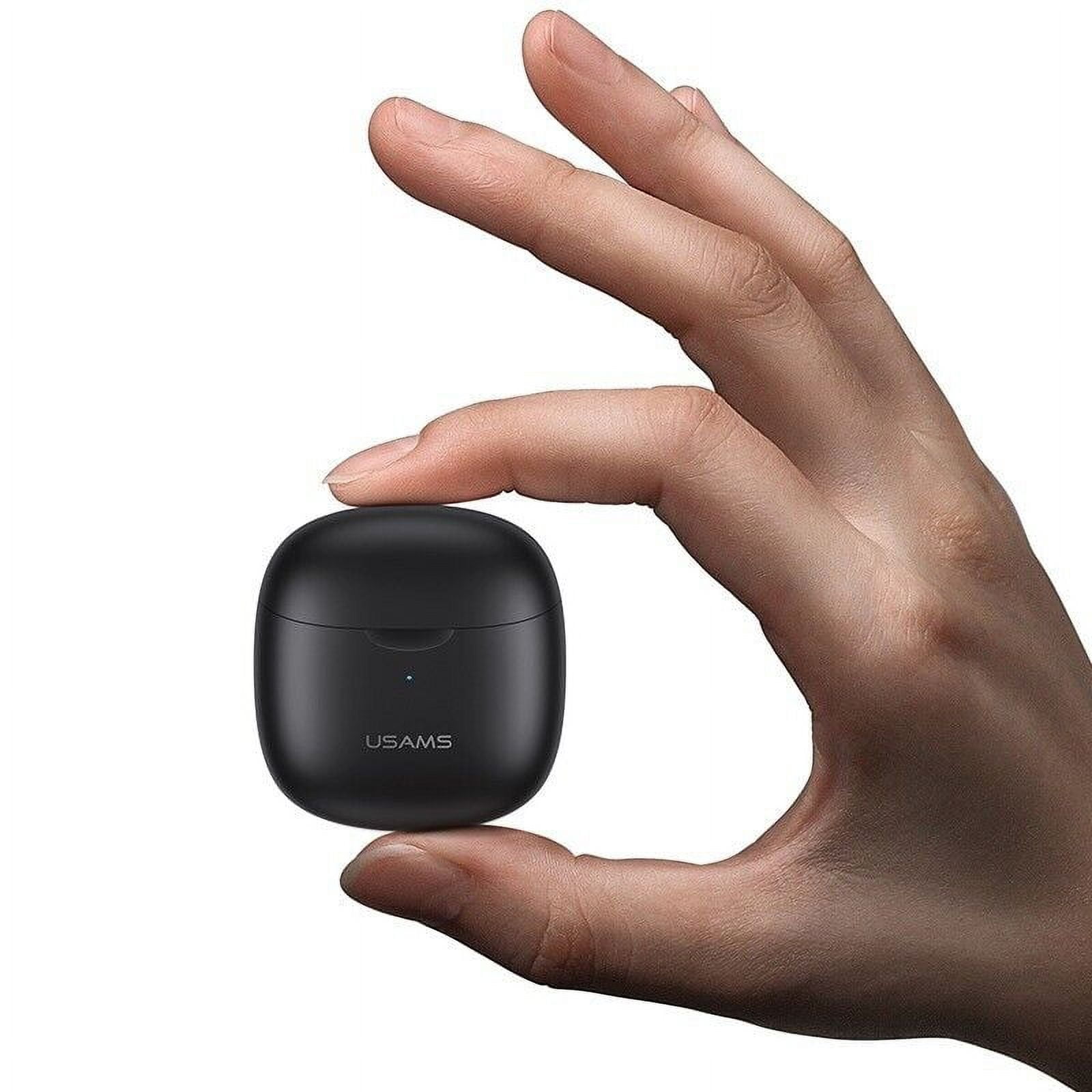 Wireless Earbuds Headphones for Motorola Edge (2021) Bluetooth 5.3 in-Ear Earphones Headset with Mic and Touch Control TWS Earbuds with Charging Case - Black