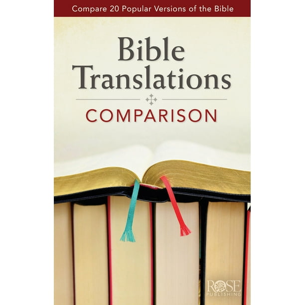Compare 20 Bible Translations Bible Translations Comparison Pamphlet Updated (Paperback