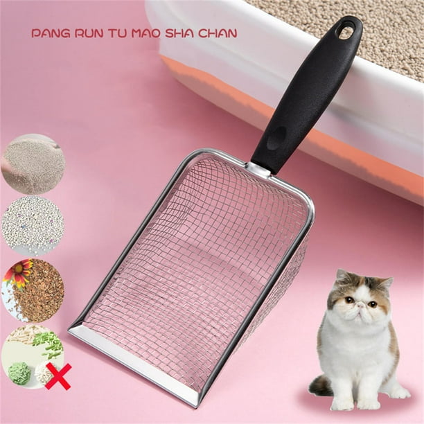 YUANOU Cat Litter Scooper Small Holes Shovel Sand Hanging Hole Pet