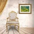 thumbnail image 3 of Mahan, Kathy 32x23 Gold Ornate Wood Framed with Double Matting Museum Art Print Titled - Paint on an Oil Drum IV, 3 of 4
