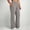 Gray, variant on YHAJDS Plus Size Yoga Pants Elastic Waist Split Hem Tight Sports Long Trousers With Side Pockets