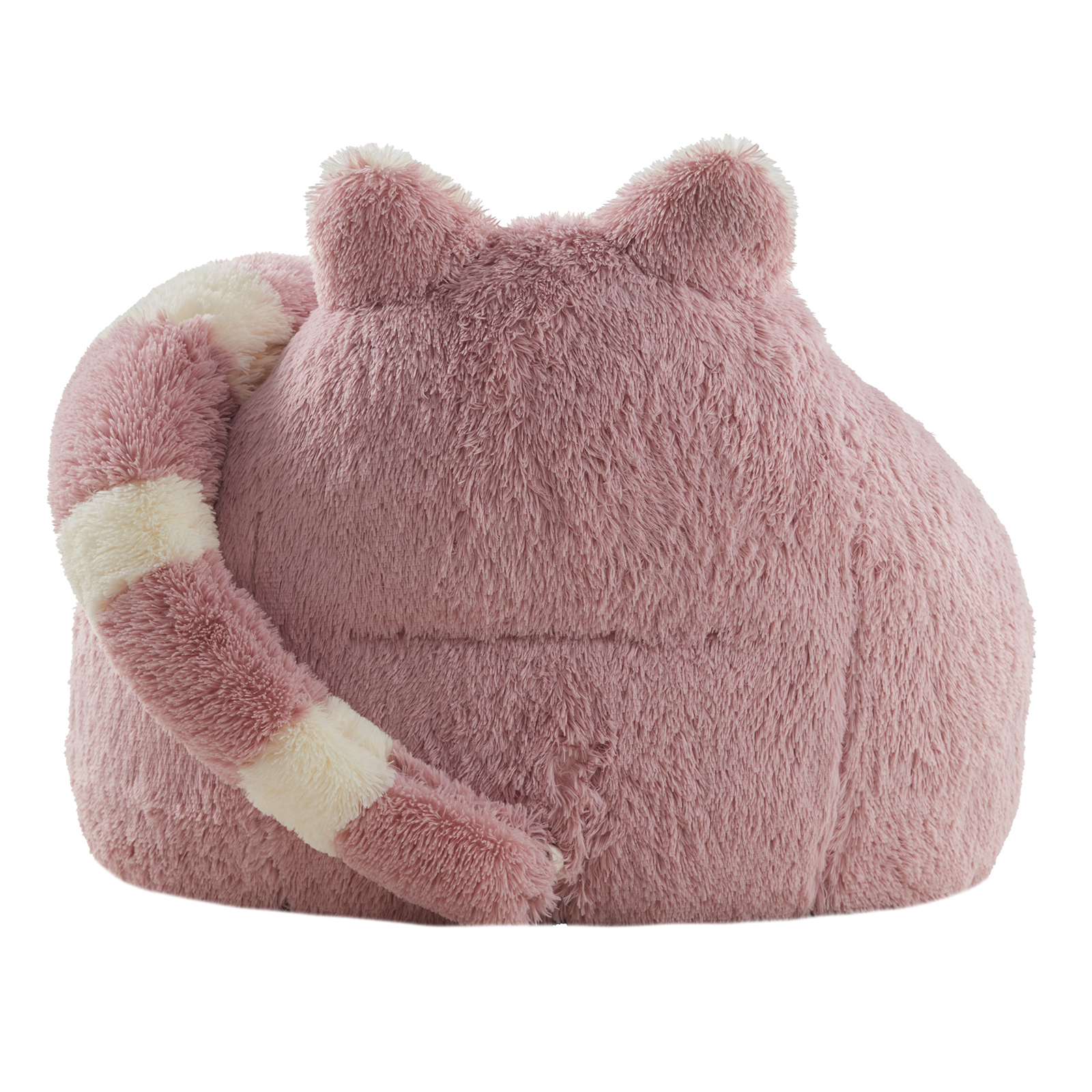 Ebenchico 3.7ft Raccoon Shaped Bean Bag Chair for Adults Teens Kids, Large Beanbag Chairs for Reading Gaming Relaxing(Pink)