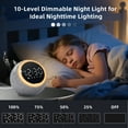 thumbnail image 2 of LEIKE 2PC White Noise Alarm Clock for Bedroom - Kids Small Electric Alarm Clocks with 25 Soothing Sounds, Dimmable Night Light, Sleep Timer & Snooze, 2 of 7
