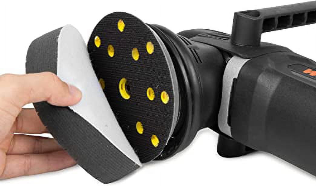 WEN Dual Action Polisher, 5-Inch Professional Grade, 8.3-Amp with Paddle Switch, 15mm Throw and LED Display
