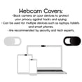 thumbnail image 3 of IllmTech - Webcam Covers, Ultra Thin Slider Web Camera Privacy Cover with Strong Adhesive, Protects Privacy for Most Laptops, Tablets, and Smartphones (3-Pack (B&W)), 3 of 7