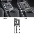 thumbnail image 2 of 4pcs Gear Shifter Panel Cover Trim Carbon Fiber Pattern Interior Modified Parts Compatible For Challenger 2008-2014, 2 of 9