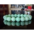 thumbnail image 2 of Natural Light Blue Amazonite 12mm Round Shape Smooth Cut Beads Stretchable Bracelet for Men & Women., 2 of 3