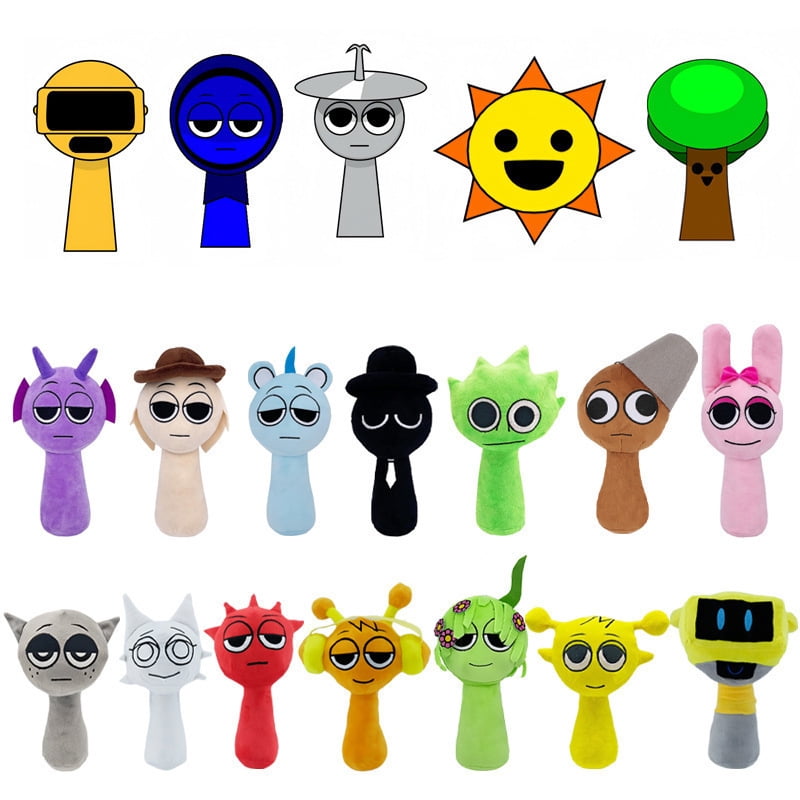 Sprunki juguetes de peluche juego de terror Wenda Oren Raddy Fun Bot ...
