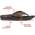 thumbnail image 3 of Reef Fanning Flip-Flops - Men's, 3 of 6