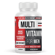 Acoola Nutrition Men’s Multivitamin Caps - Daily Multimineral Supplement, Energy Vitamins