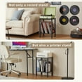 thumbnail image 5 of Record Player Stand with Vinyl Storage up to 100 Albums, Black Turntable Stand, Vinyl Record Storage, 5 of 8