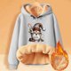 thumbnail image 2 of WILLBEST Sudadera Oversize para Mujer, Estilo Navideño, Invierno, Gruesa, Cálida, Colorida, con Capucha, Tops 463 XX-Grande, 2 of 3