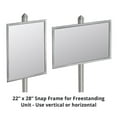 thumbnail image 5 of Sky Tower Display Kit with 22"W x 28"H Snap Frame and Steel Brochure Shelf, 5 of 6