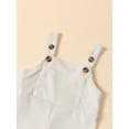 thumbnail image 5 of Caoirhny Toddler Kids Boy Bib Overalls Solid Color Corduroy Suspender Pants Straps Trousers Halter Romper Jumpsuit Bottom Outfit, 5 of 8