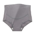 thumbnail image 2 of Swuxness Maternity Plus Size Panties, Women Panties, Women's Maternity High Waist Belly Support Solid Color Comfortable Soft Breathable Briefs Panties Gray, XXL, 2 of 3