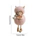 thumbnail image 3 of Adorno de peluche navideño | Decoración colgante con ángeles para árbol de Navidad, rosa blanco, 7x4x14cm, suave al tacto, tela plástica duradera, decoración festiva para el hogar, regalo para las, 3 of 6