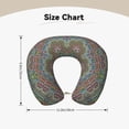 thumbnail image 5 of Disketp Snowflake Colorful Travel Pillow Memory Foam Neck Pillow Support Pillow for Camping, Sleeping Rest Cushion Airplane Pillow, 5 of 8