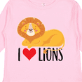 thumbnail image 4 of Inktastic I Love Lions Boys or Girls Long Sleeve Toddler T-Shirt, 4 of 5