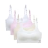 Zyhtleerr Girls Padded Bras Teens Cotton Sports Underwear Youth Seamless Strap Bra for 10-16 Years