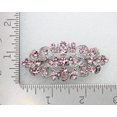 thumbnail image 3 of Faship Gorgeous Light Pink Blush Crystal Floral Hair Barrette Clip, 3 of 4