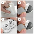 thumbnail image 3 of Petite Roulette,8 pcs Mini Roulettes Pivotantes Auto-Adhsives,Petite Roulettes Pivotantes,360 Degrs Poulie Mobile Rotative 2 Roulettes, Adaptes Diver, 3 of 5