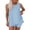 Blue, variant on Biker Short Sets Womens 2 Piece Tennis Lounge Set 2026 Summer Matching Outfits Sleeveless Loungewear Clothing