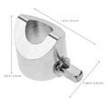 thumbnail image 2 of Nestingho Conector Para Platillo De Batería Plateado Con Ajuste Personalizado Y Durabilidad, 2 of 7