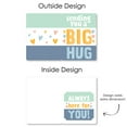 thumbnail image 6 of Big Dot of Happiness Sending You a Big Hug - Encouragement Thinking of you Giant Greeting Card - Big Shaped Jumborific Card - 16.5 x 22 inches, 6 of 7