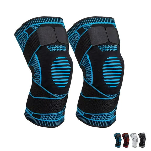 Motion Max Knee Pro Brace, Knee Bone Recovery Brace, Support for Bone-on-Bone Walking (Blue,Small)