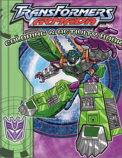 Transformers Armada Coloring & Activity Hasbro Book