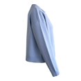 thumbnail image 3 of Suéter George para Mujer, con Cuello Tipo Polo, Boxy Azul Talla G, 3 of 4