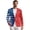 American Flag, variant on Horse Racing Suit Blazer for Men Derby Sport Coat Casual Suit Blazer Jacket One Button Tuxedo Top for Kentucky Derby Party