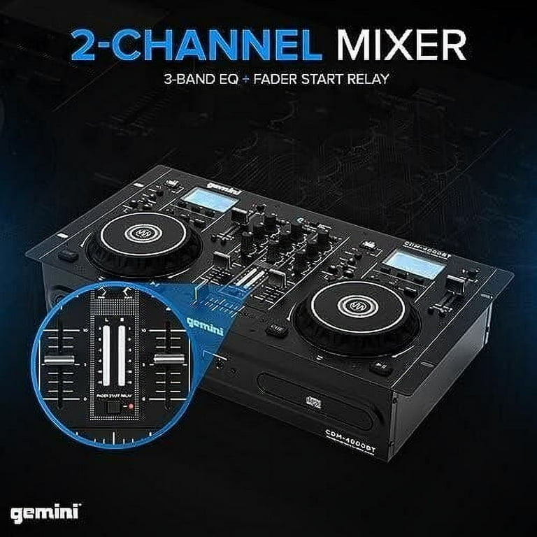 gemini CDM-4000BT オールインワンCDJコンソール GEMINI CDM-4000BT オールインワン CDJコンソール ジェミナイ | 島村