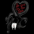 thumbnail image 2 of Junior's The Little Mermaid Ursula The Sea Witch So Much For True Love  Graphic Tee Black X Large, 2 of 3