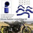 thumbnail image 1 of Silicone Radiator coolant Hose For Yamaha MT-09 XSR900 Tracer 9/GT all years Blue, 1 of 13