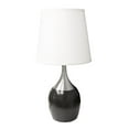 thumbnail image 1 of Lampe de Table Tactile Espresso-Argent 24 Po. H, 1 of 1