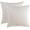 Cream White, variant on Nmkwnr Set of 2 Velvet Throw Pillow Covers Decorative Square Pillowcases Cushion Cases for Couch Sofa Bedroom Living Room, 18x18 Inch