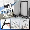 Yes4All 126 Levels Adjustable Free Standing Pull Up & Chin Up Bar, 770 lbs Capacity Foldable