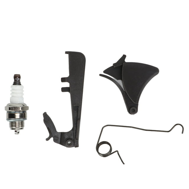 Kit de bujías para motosierra de gasolina con gatillo de aceleración de hierro ABS para Husqvarna 340, 345, 346XP, 350, 351, 353, 357XP y 359