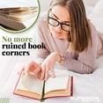 thumbnail image 6 of Superior Essentials Planner Magnetic Bookmark - Genuine Leather, Single Long Ribbon Bible Bookmark for Book Lovers - Amplify Your Love for Books with Our Elegant Ribbon Page Marker 1PC, Sage Green, 6 of 9