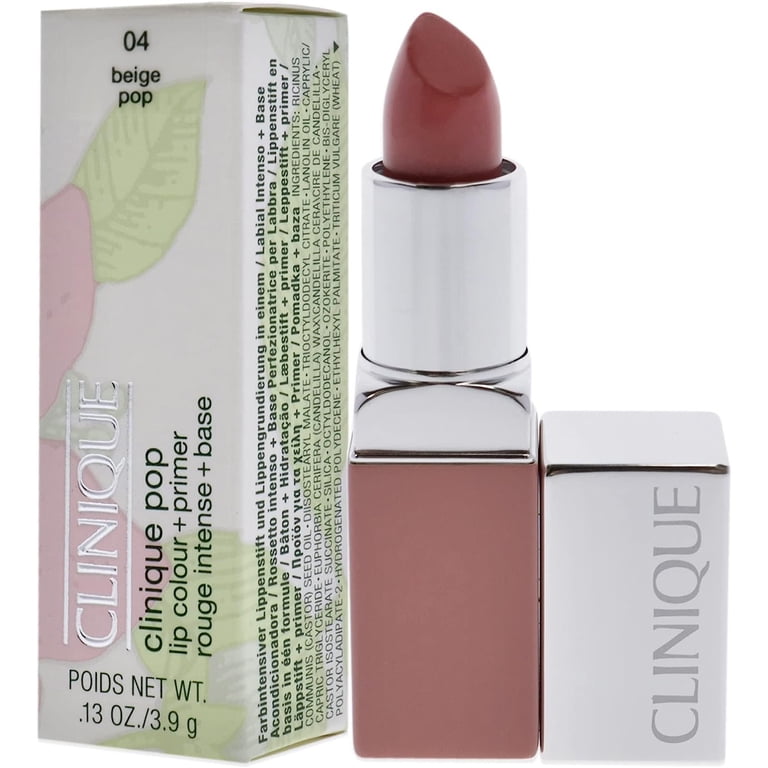 Clinique Pop Lip Colour + Primer for Women, # 04 Beige Pop