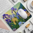 thumbnail image 2 of PhooArto Comfortable Mouse Pad Iris Purple Painting Desktop Mousepad , 21 x 25 cm Mouse Mat, Non-Slip Rubber Base, Improves Speed and Precision, 2 of 7