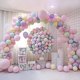 thumbnail image 5 of Globos de fiesta de látex coloridos pastel 100 Pack 10 pulgadas Macaron surtidos de globos arcoíris Afortunado Sencillez, 5 of 5