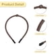 thumbnail image 5 of Diademas delgadas únicas para mujeres, bandas de cuero para el cabello de mujeres, accesorios de moda para el cabello de mujeres marrón, 5 of 7